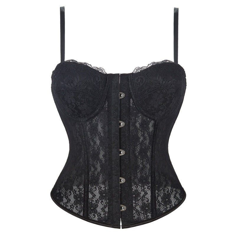 Corsetto Nero in Pizzo | Anetta TIAMUSE Corsetto
