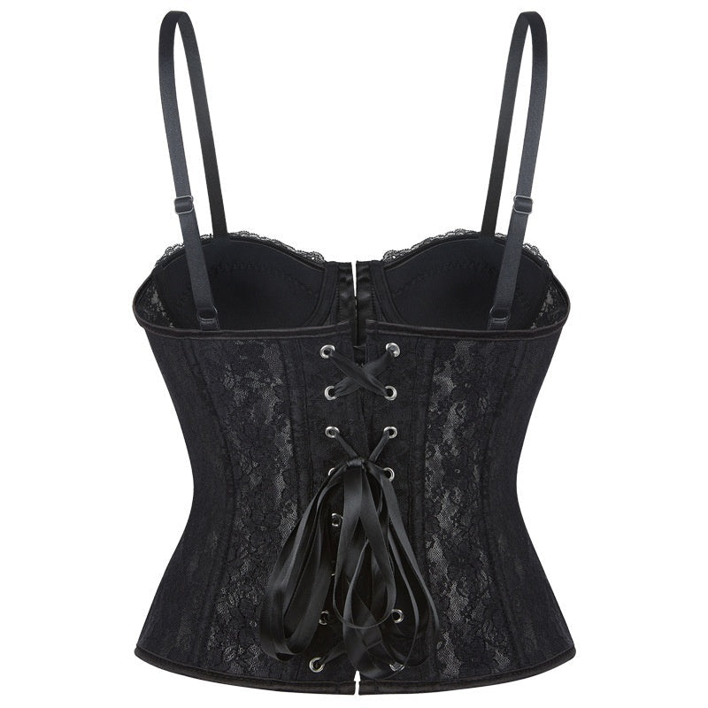 Corsetto Nero in Pizzo | Anetta TIAMUSE Corsetto