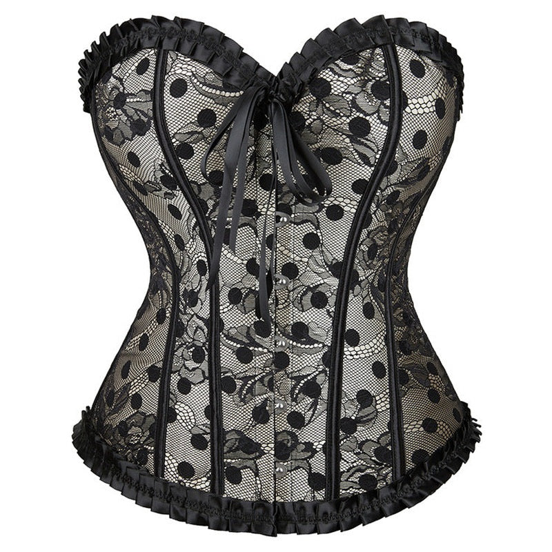 Corsetto in Rete a Vita per Donna | Elegante Corsetto Nero - Gloria TIAMUSE Corsetto