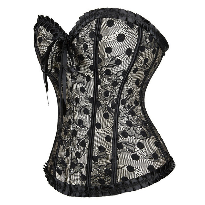 Corsetto in Rete a Vita per Donna | Elegante Corsetto Nero - Gloria TIAMUSE Corsetto