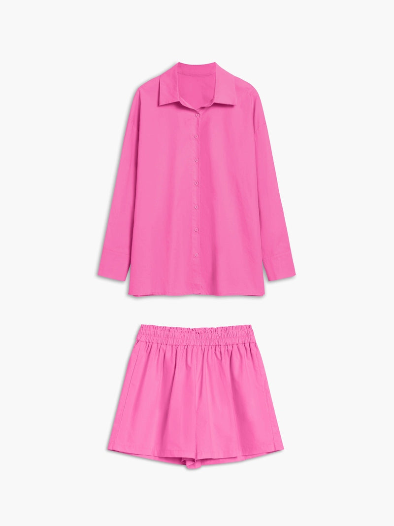 Cotton Melody Completo Estivo Donna | Completo con Shorts per Spiaggia & Città TIAMUSE Short Sets Women
