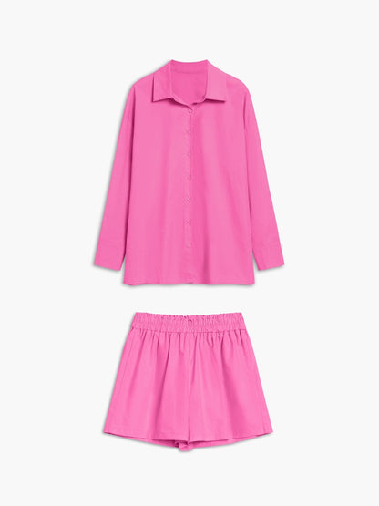 Cotton Melody Completo Estivo Donna | Completo con Shorts per Spiaggia & Città TIAMUSE Short Sets Women