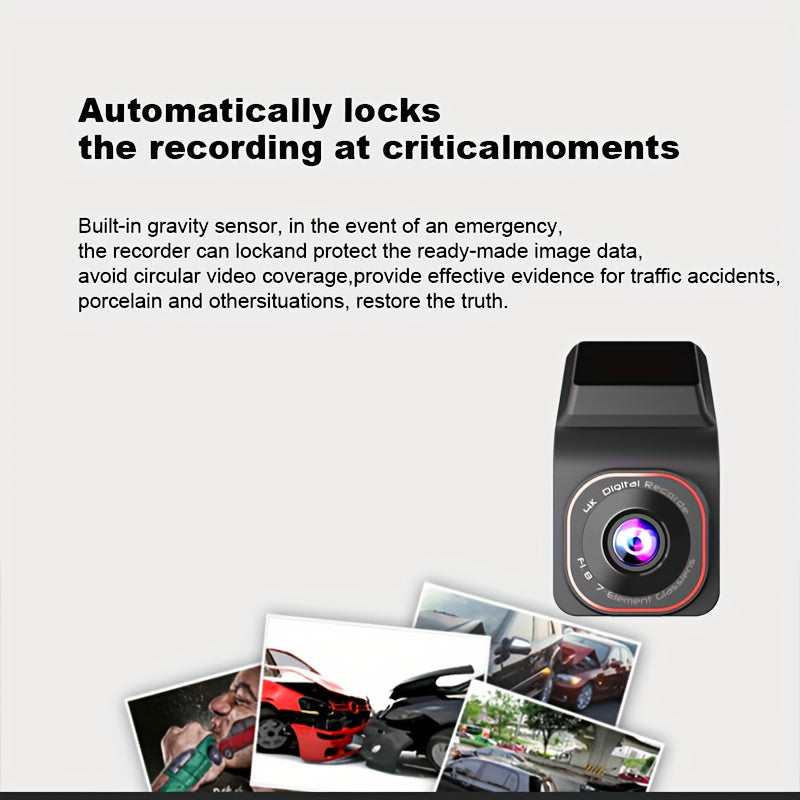 Dashcam Auto Full HD 1080P – Mini LCD e Registrazione in Loop | Nightis TIAMUSE Gadgets