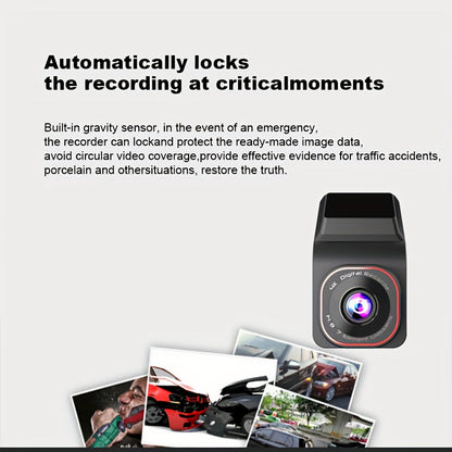 Dashcam Auto Full HD 1080P – Mini LCD e Registrazione in Loop | Nightis TIAMUSE Gadgets