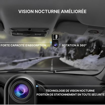 Dashcam per auto con sorveglianza del parcheggio AI e sistema di guida ADAS | AutoEye TIAMUSE Gadgets