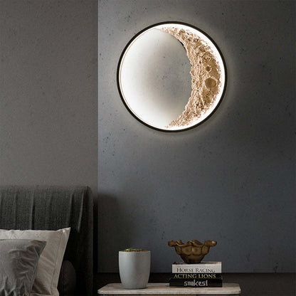 Lampada da Parete Decorativa a Forma di Luna | SolaMoon LED Accent per Soggiorni e Camere da Letto