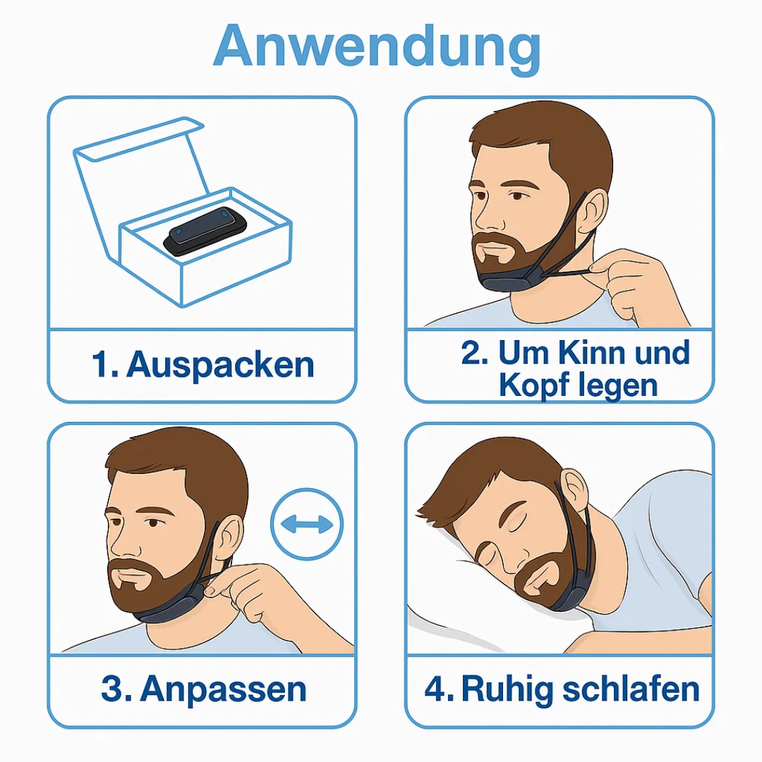 Dispositivo anti russamento efficace con mentoniera | Hypnosys TIAMUSE Gadgets