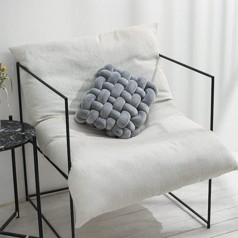 Coussin DreamWeave - Décoration Unique Tressée pour Confort et Style | Soleilis