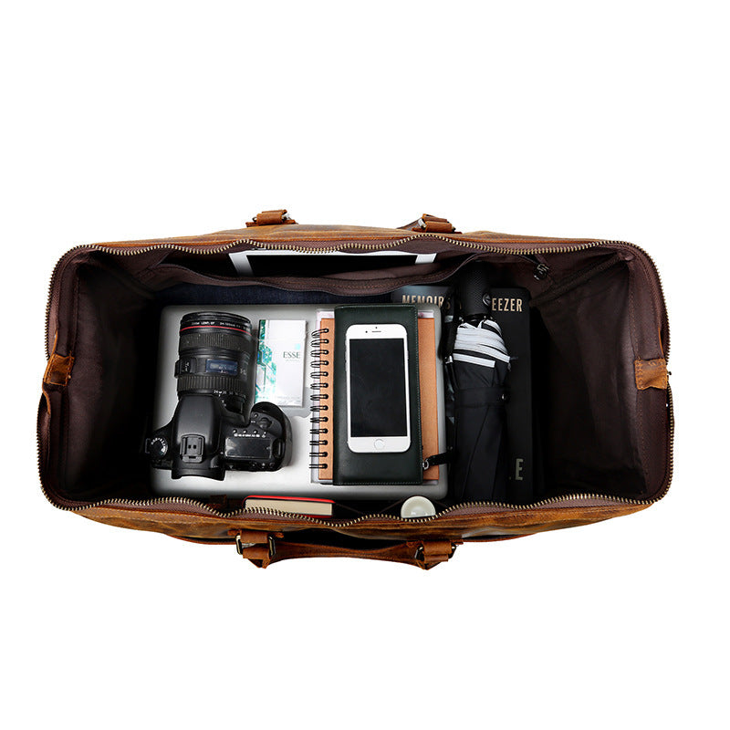 Sac de voyage en cuir véritable – Sac à main de grande capacité | Calrino