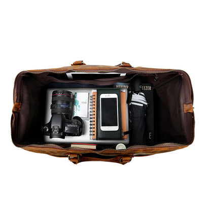 Sac de voyage en cuir véritable – Sac à main de grande capacité | Calrino