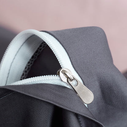 Set di Biancheria da Letto in Cotone Egiziano Grigio Argento | Alistia