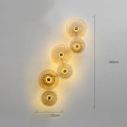 Lampada da Parete in Vetro Moderna ed Elegante per Soggiorno e Camera da Letto | Aisleis