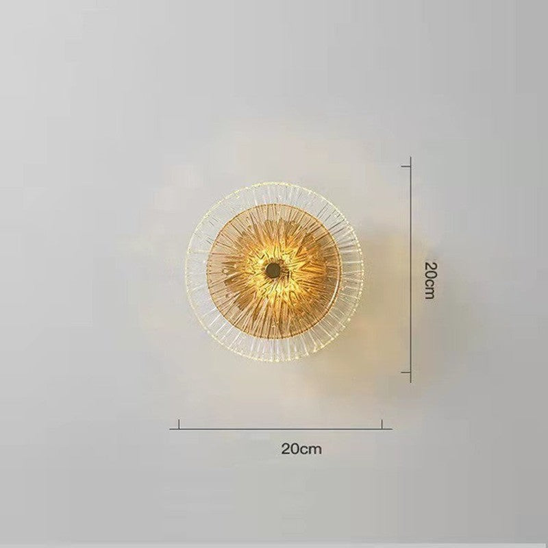 Lampada da Parete in Vetro Moderna ed Elegante per Soggiorno e Camera da Letto | Aisleis
