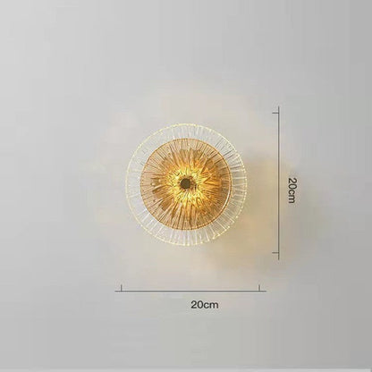 Lampada da Parete in Vetro Moderna ed Elegante per Soggiorno e Camera da Letto | Aisleis