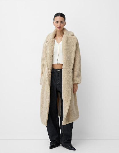 Elegante Cappotto Oversize in Pelliccia Sintetica per Donna | Lorea TIAMUSE Outwear