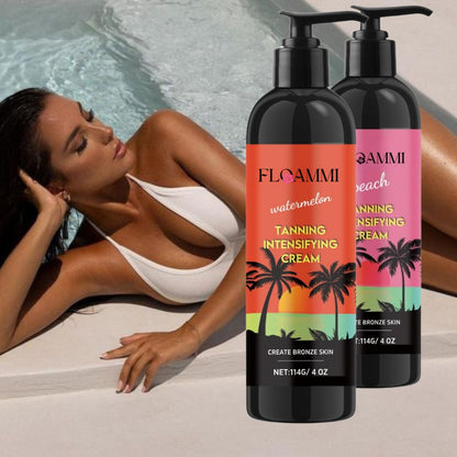 Crema Intensificatrice per Abbronzatura per un Aspetto Baciato dal Sole FLOAMMI