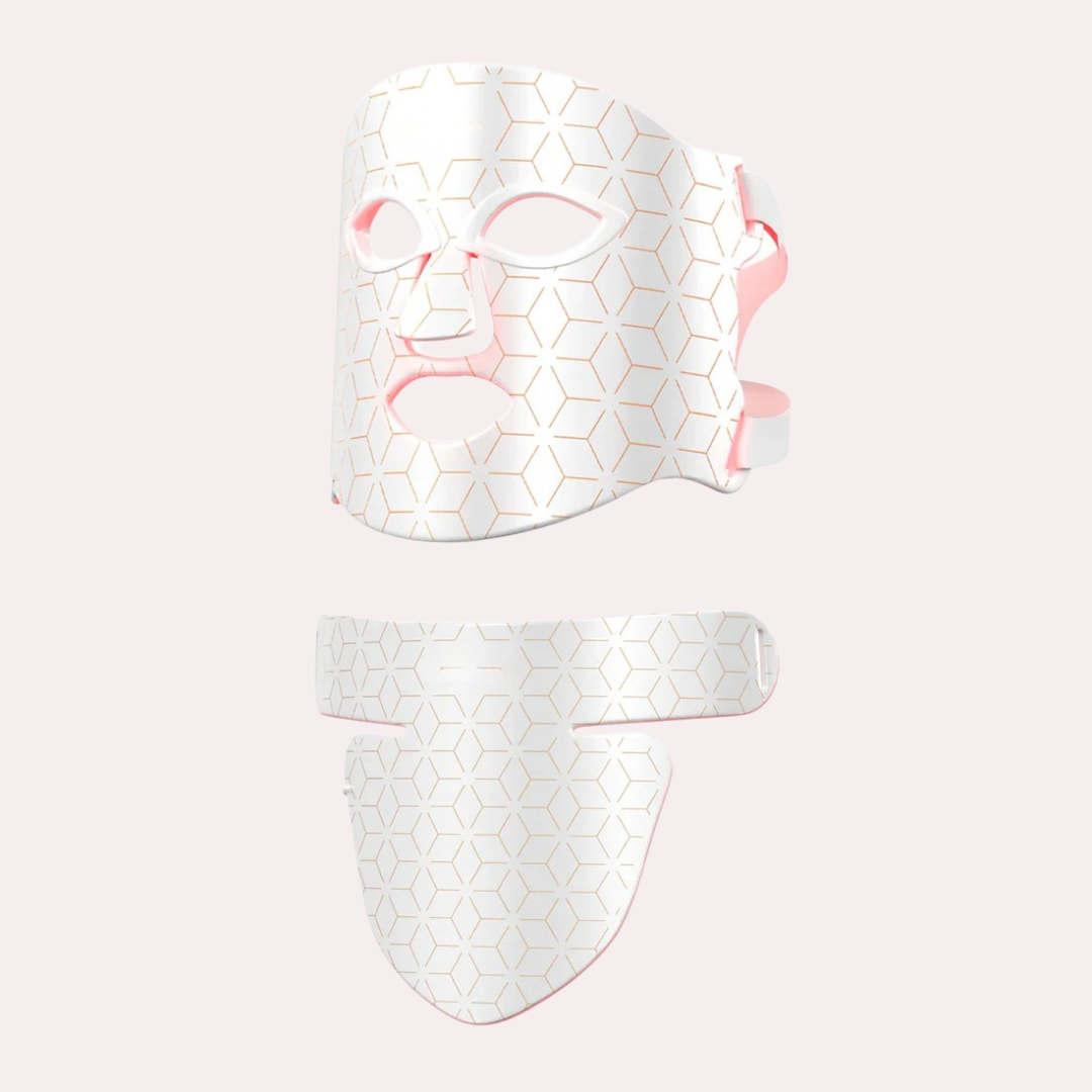 LED PRO Gesichtsmaske – 10-minütige Lichttherapie gegen Falten und müde Haut