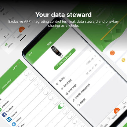 Fitness Tracker con misuratore di pressione sanguigna e frequenza cardiaca | VitalFit TIAMUSE Gadgets