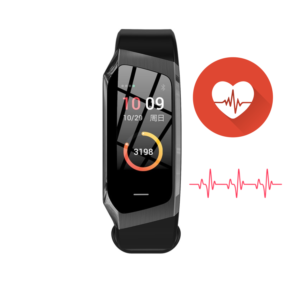 Fitness Tracker con misuratore di pressione sanguigna e frequenza cardiaca | VitalFit TIAMUSE Gadgets