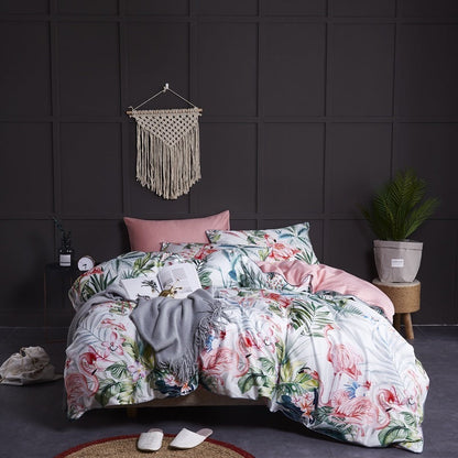 Set di Copriletto in Cotone a Quattro Pezzi | Amelis