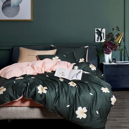 Set di Copriletto in Cotone a Quattro Pezzi | Amelis