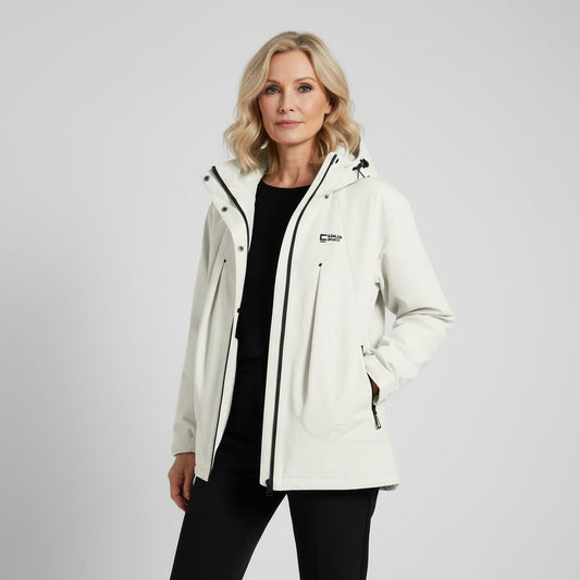 Giacca Autunnale da Donna con Cappuccio e Design Imbottito | Teana TIAMUSE Outwear