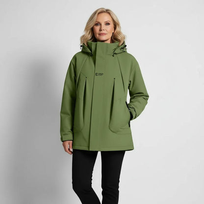 Giacca Autunnale da Donna con Cappuccio e Design Imbottito | Teana TIAMUSE Outwear