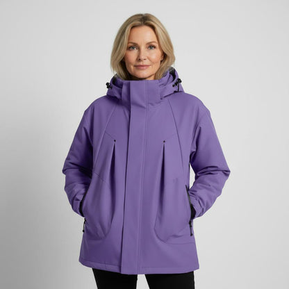 Giacca Autunnale da Donna con Cappuccio e Design Imbottito | Teana TIAMUSE Outwear
