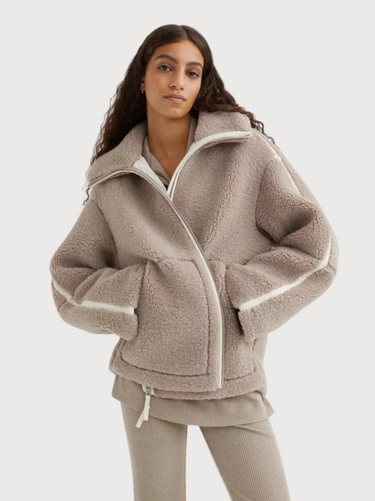 Giacca Teddy Donna Autunno Inverno | Cappotto Caldo e Soffice per Tutti i Giorni TIAMUSE Coats