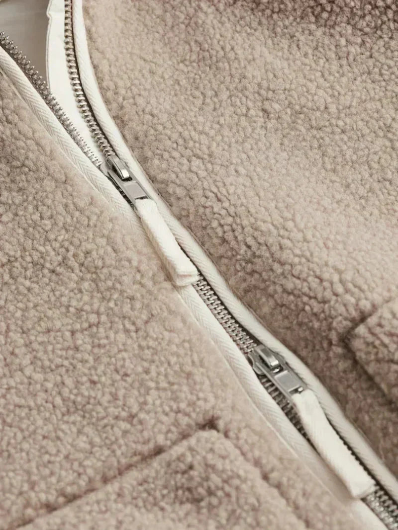 Giacca Teddy Donna Autunno Inverno | Cappotto Caldo e Soffice per Tutti i Giorni TIAMUSE Coats