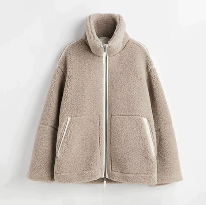 Giacca Teddy Donna Autunno Inverno | Cappotto Caldo e Soffice per Tutti i Giorni TIAMUSE Coats