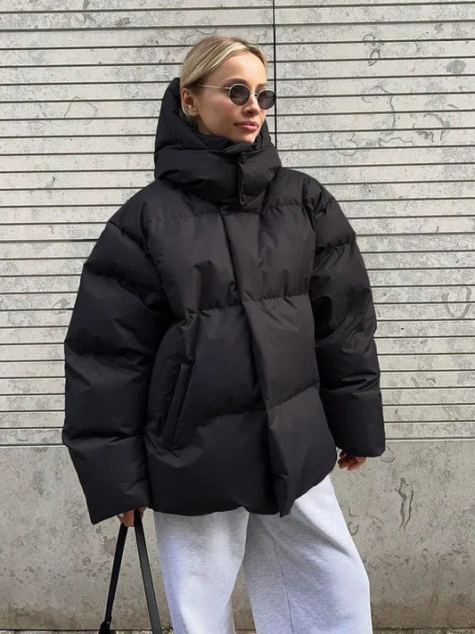 Giacca imbottita oversize da donna con calore accogliente per l'inverno | Liara TIAMUSE Outwear