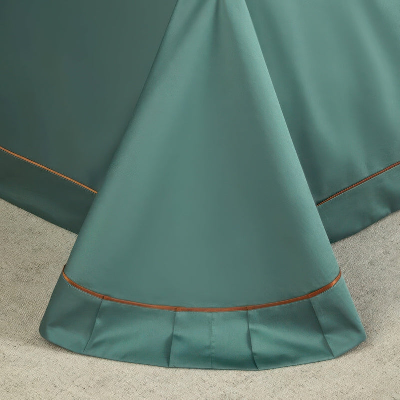 Set di Biancheria Verde – Set di Copripiumino in Cotone Egiziano | Emerali