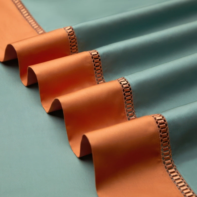 Set di Biancheria Verde – Set di Copripiumino in Cotone Egiziano | Emerali