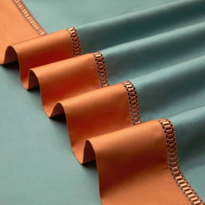 Set di Biancheria Verde – Set di Copripiumino in Cotone Egiziano | Emerali