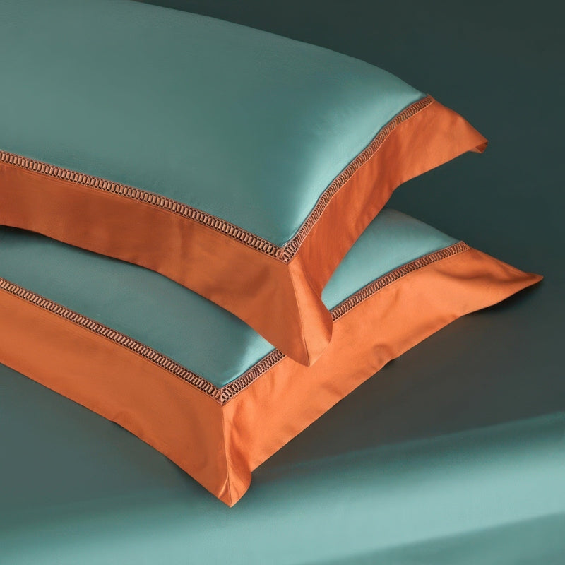 Set di Biancheria Verde – Set di Copripiumino in Cotone Egiziano | Emerali