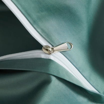 Set di Biancheria Verde – Set di Copripiumino in Cotone Egiziano | Emerali