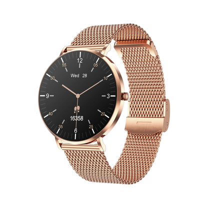 Smartwatch Donna | Monitoraggio Frequenza Cardiaca, Sonno e Passi | Eleganzia