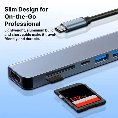 Hub USB-C – Adattatore Plug-and-Play per MacBook | ConnectPro TIAMUSE Gadgets
