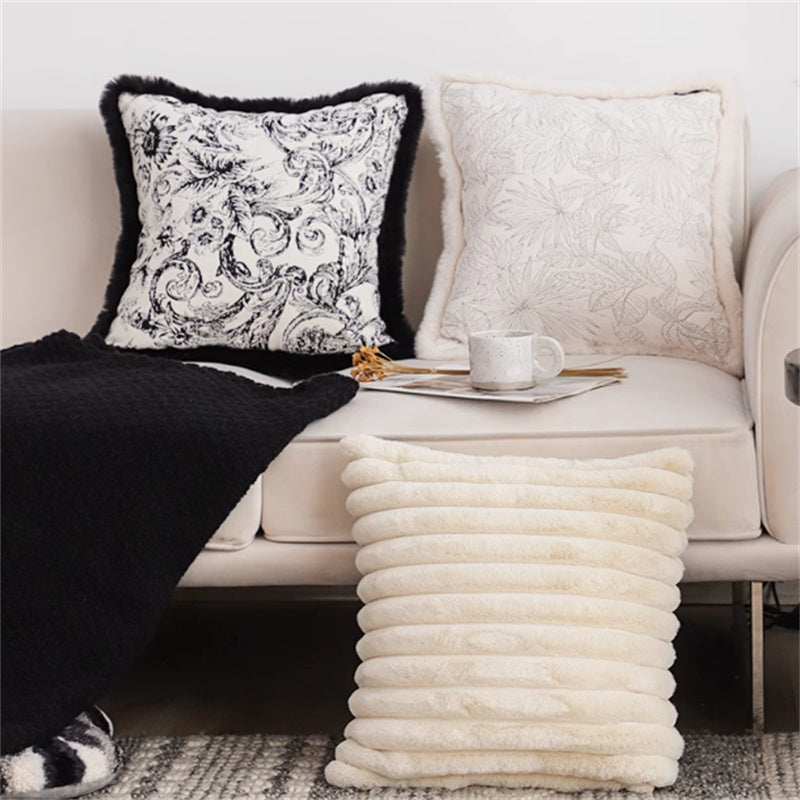 Betræk til Jacquard Pude med Lændestøtte – Elegant og Komfortabel | Albireo