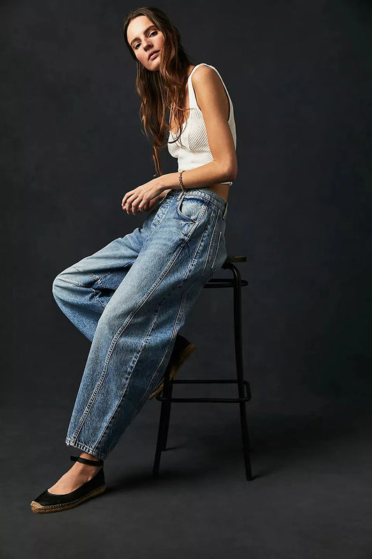 Jeans Baggy Donna 2025 | Denim Largo e Comodo per Ogni Occasione TIAMUSE