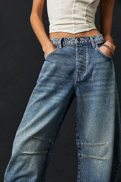 Jeans Baggy Donna 2025 | Denim Largo e Comodo per Ogni Occasione TIAMUSE