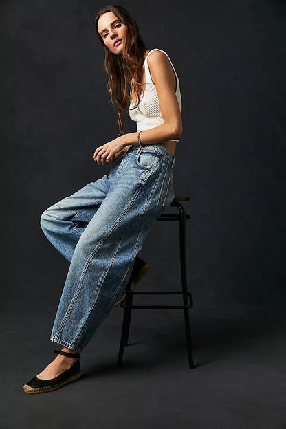 Jeans Baggy Donna 2025 | Denim Largo e Comodo per Ogni Occasione TIAMUSE