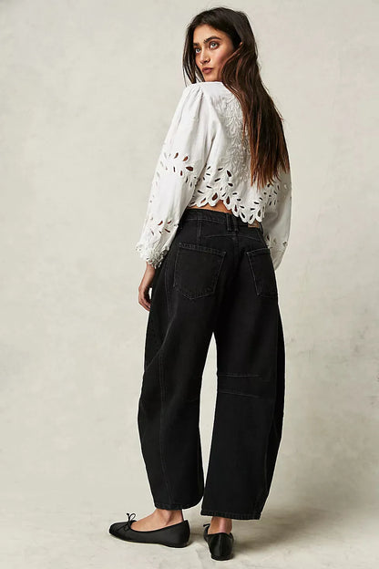 Jeans Baggy Donna 2025 | Denim Largo e Comodo per Ogni Occasione TIAMUSE