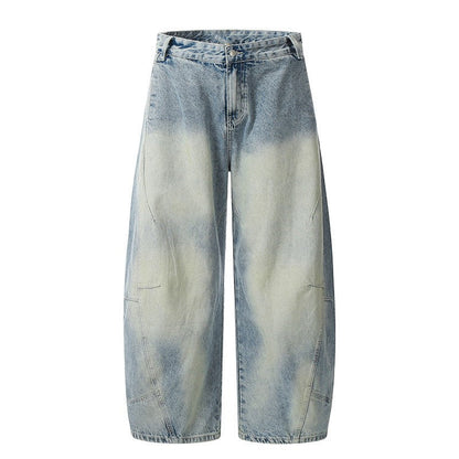 Jeans Donna Wide Leg | Denim Blu Baggy a Fit Largo TIAMUSE Jeans
