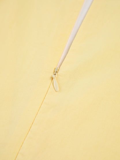 Katy – Vestito Corto Giallo | Look Leggero e Femminile per Vacanze, Picnic e Stile Quotidiano TIAMUSE Dresses