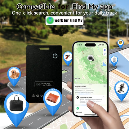 Localizzatore GPS in Formato Carta - Tracker GPS Compatto per Valigie, Portafogli e Passaporti | GeoSlim TIAMUSE Gadgets