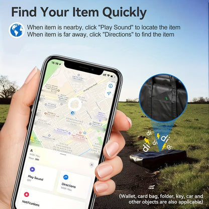 Localizzatore GPS in Formato Carta - Tracker GPS Compatto per Valigie, Portafogli e Passaporti | GeoSlim TIAMUSE Gadgets