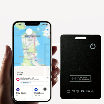 Localizzatore GPS in Formato Carta - Tracker GPS Compatto per Valigie, Portafogli e Passaporti | GeoSlim TIAMUSE Gadgets