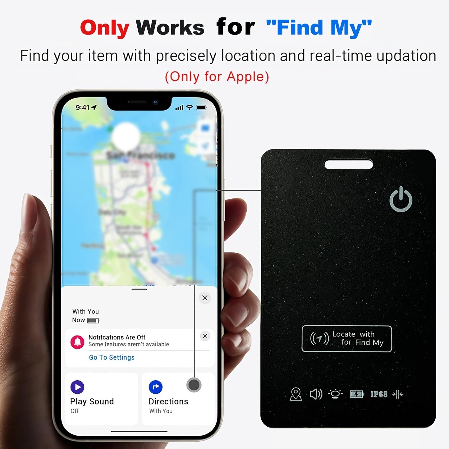 Localizzatore GPS in Formato Carta - Tracker GPS Compatto per Valigie, Portafogli e Passaporti | GeoSlim TIAMUSE Gadgets